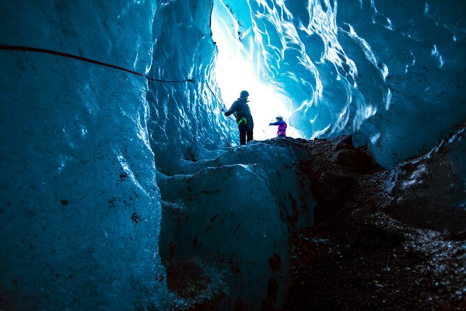 2-Day Ice Cave & South Coast: Glacier Hike and Glacier Lagoon - Day 1: Waterfalls, Skaftafell outlet glacier, and a blue-ice cave