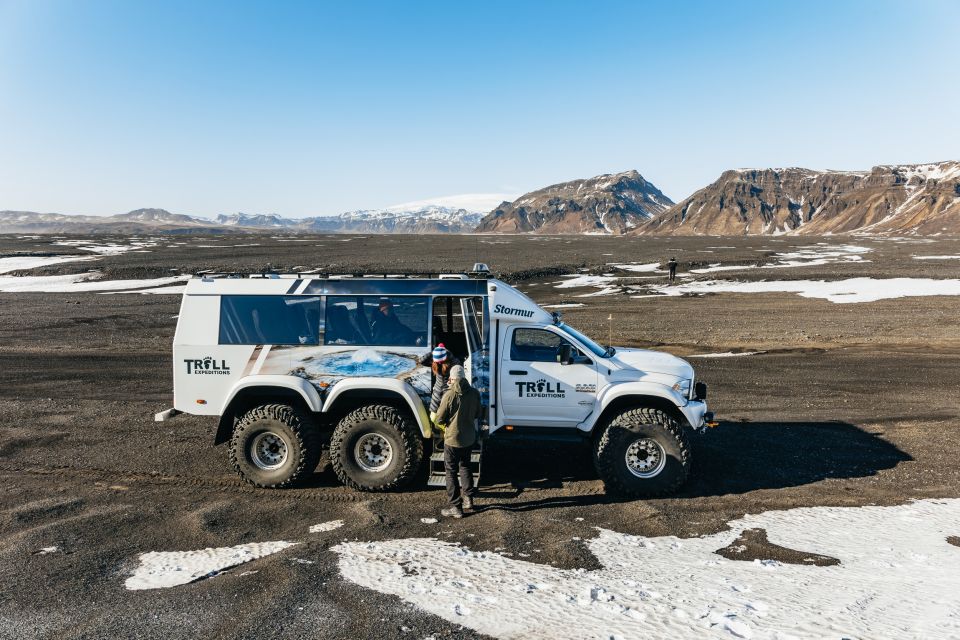 From Vik: Katla Ice Cave and Super Jeep Tour - Inside the Katla Ice Cave: that blue-gray-black color show