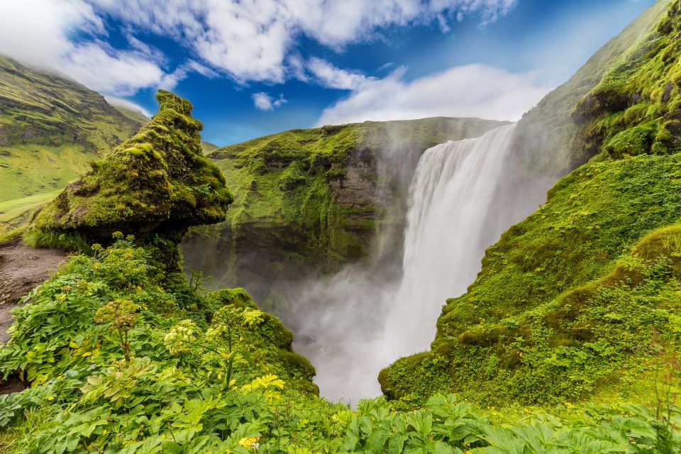 South Coast Classic: Full-Day Tour from Reykjavik - Skógafoss stairs: short walk, big payoff